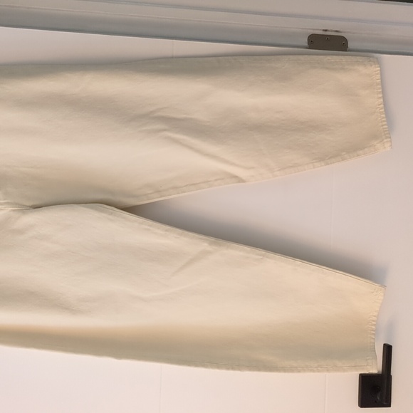 FRAME The Candle Mid-Rise Tapered Barrel Leg Women's Jeans InButter Yellow Sz 31 - Picture 7 of 9